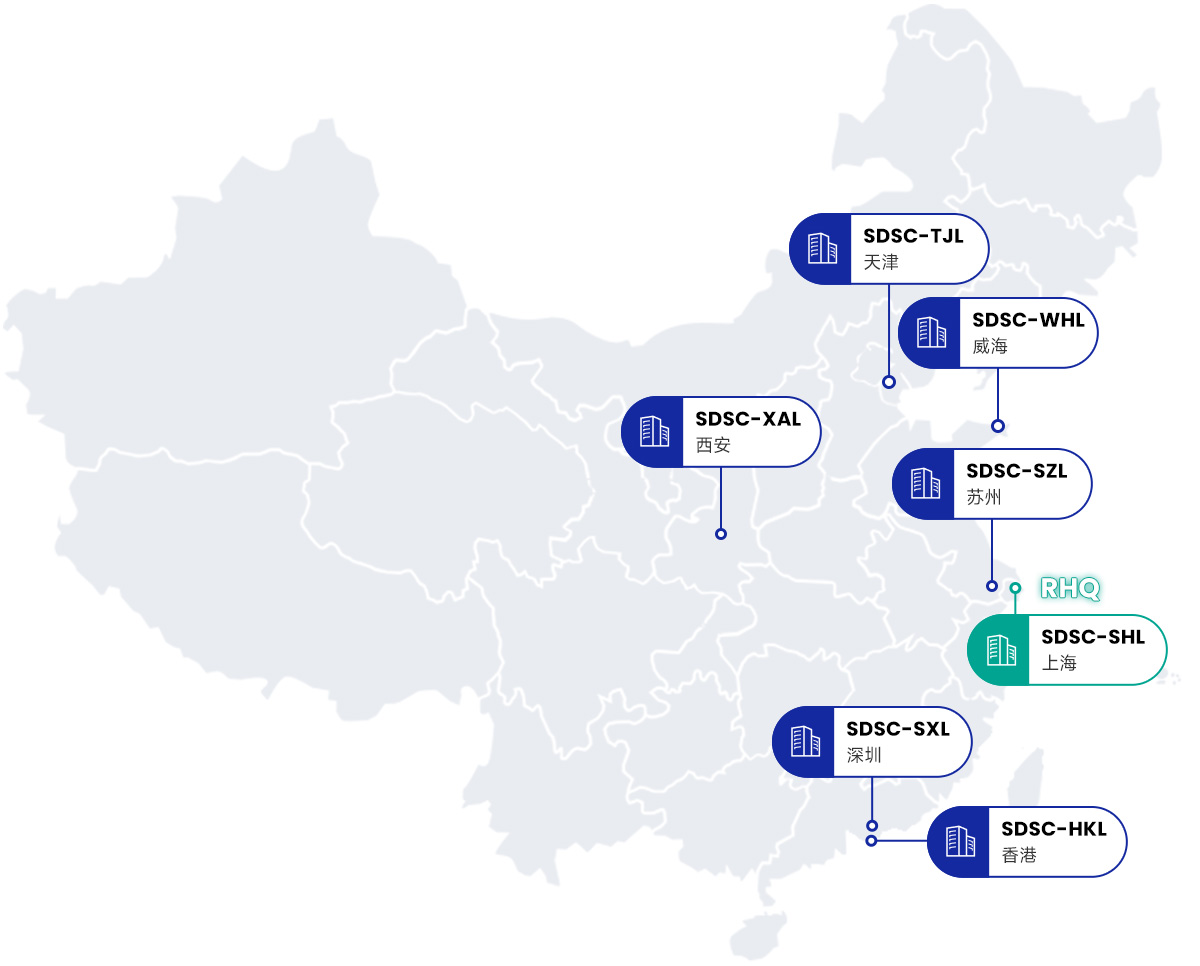中国分公司地图